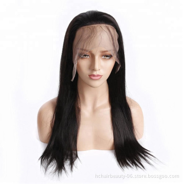 Cheap Price  HD Transparent Frontal Lace human hair Wigs for black woman 360 Lace Front Brazilian Natural Hair Wig